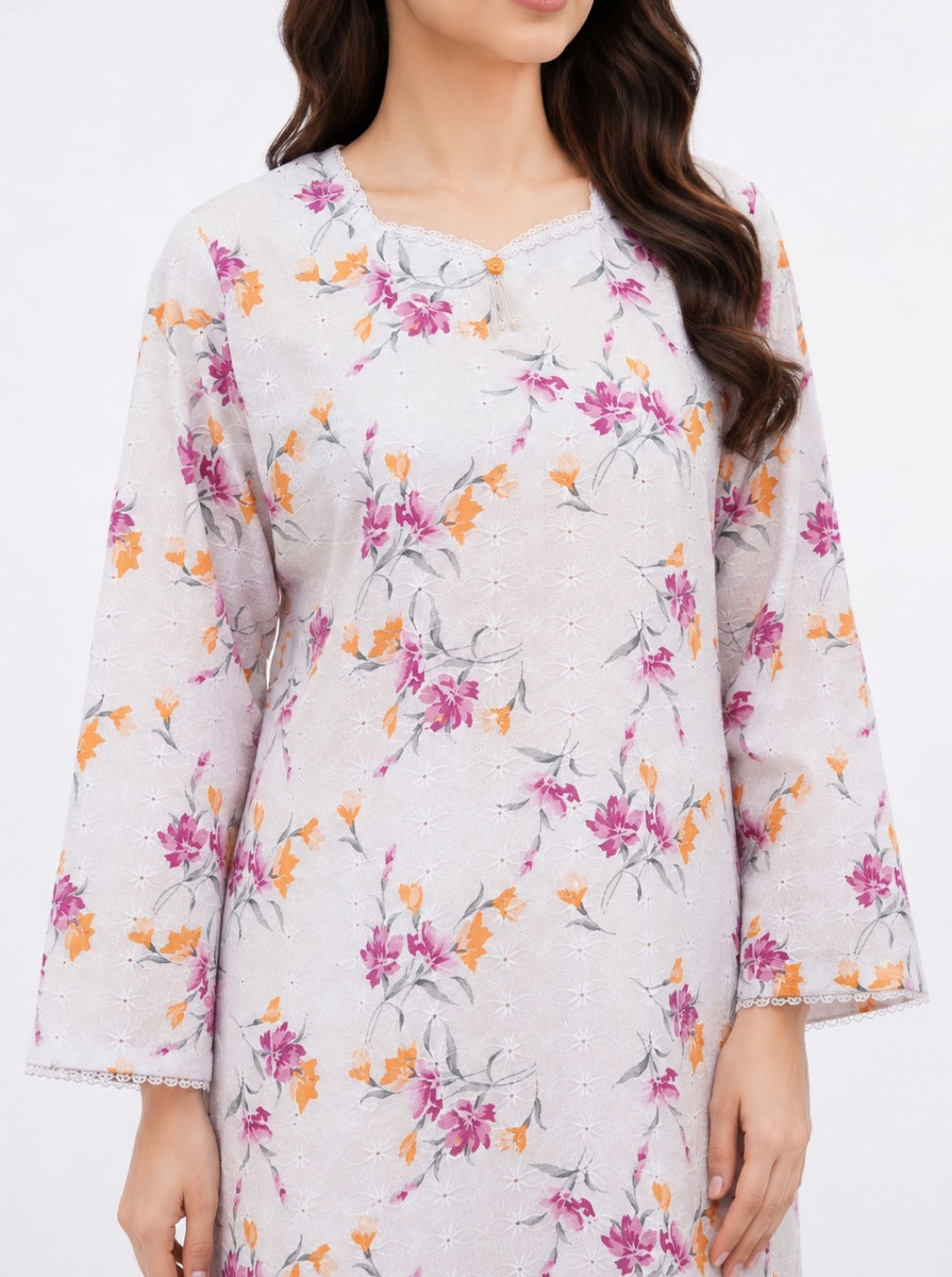 Chikankari Floral 2-Piece
