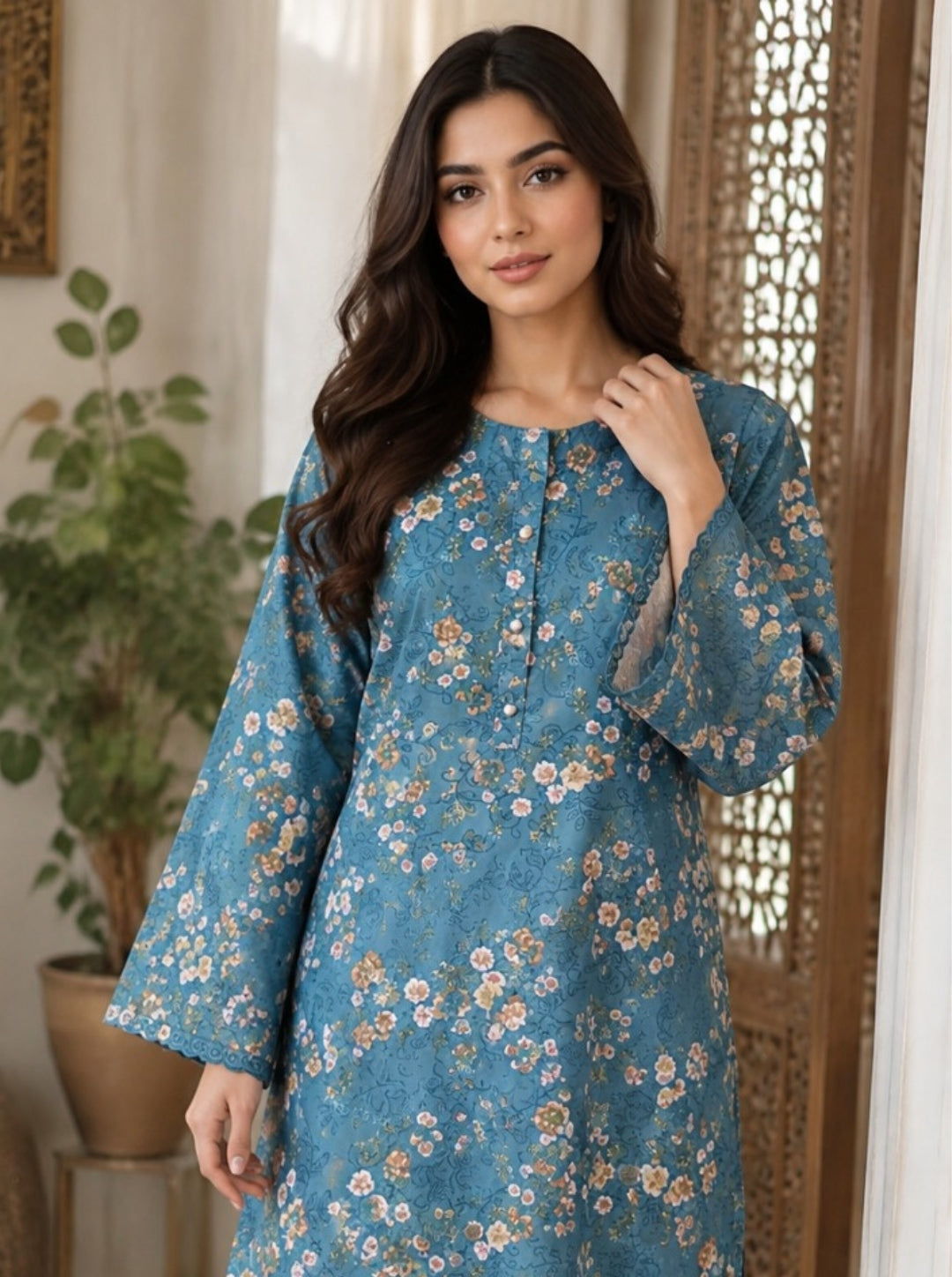 Printed Floral Kurta