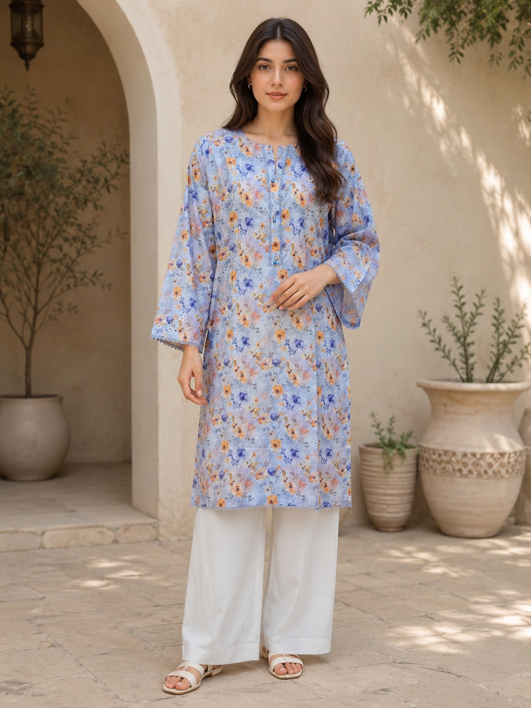 Floral Printed Lawn